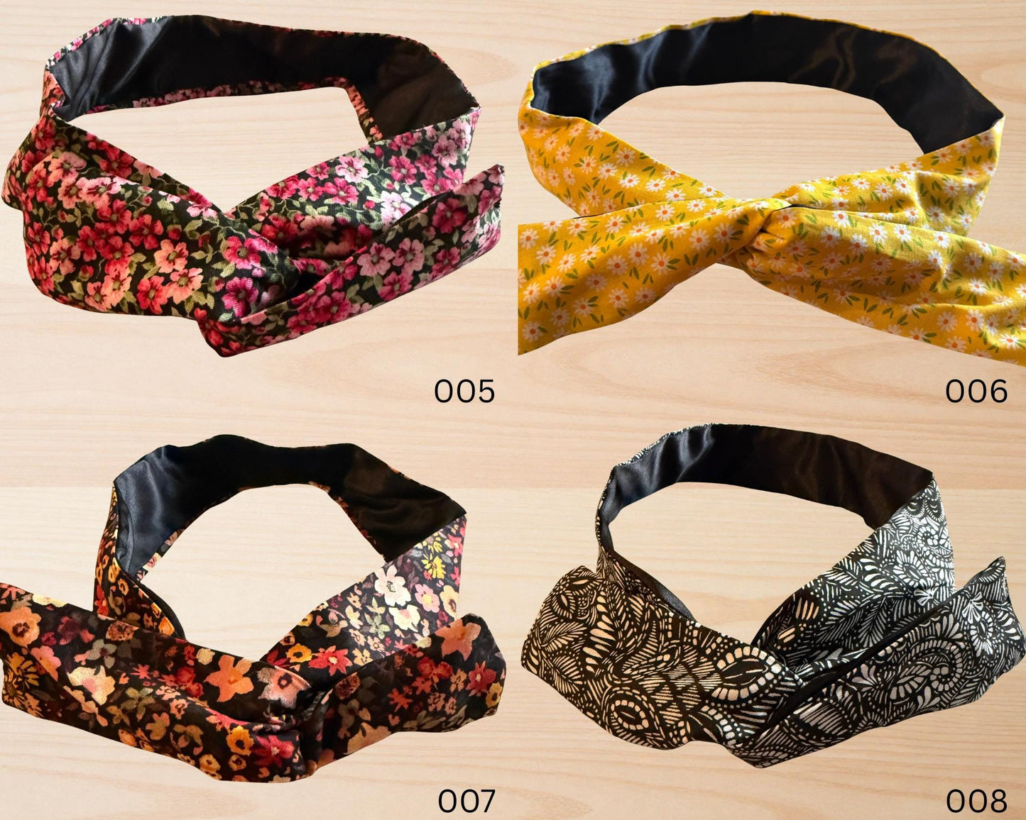 Bendable Satin Lined Headband
